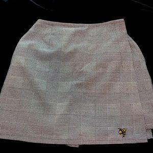 Plaid Print Skort sz S